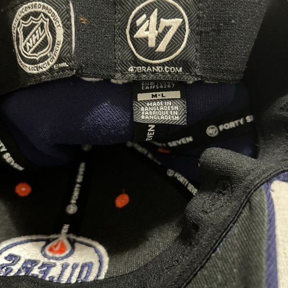 NHL Edmonton Oilers Navy  Hat - Picture 3 of 3